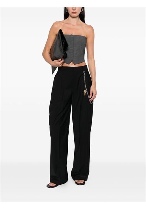 Black chain-detail Mid-Rise trousers Alexander Wang - women ALEXANDER WANG | 1WC3254916001